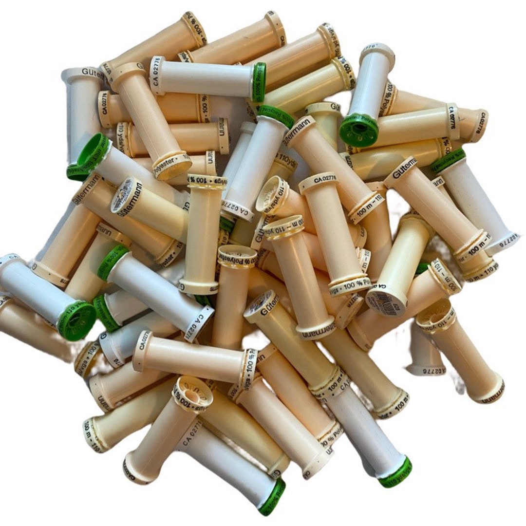 40 Empty Gutermann Thread Spools 100yrds Size for Crafting Spool ...