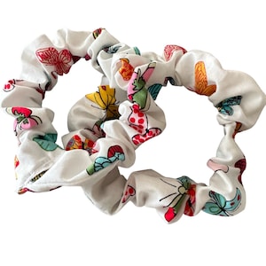 LIMITED Edition Butterfly Scrunchie / Hair Scrunchie / Adult Childs Scrunchie / Messy Bun Holder / Pony Tail Tie / Elastic Hair Tie / Chunky