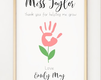 Bridesmaid Thank You Personalised Keepsake Poster Print A4 PO42