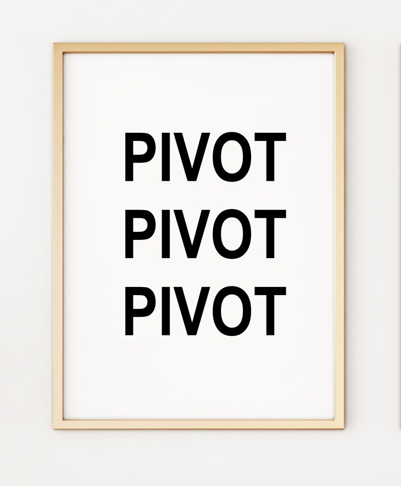 A4 FRIENDS PIVOT ROSS Poster Print PO421 - Etsy UK