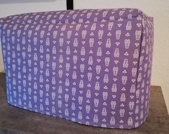 Cubierta para máquina de coser, funda protectora contra el polvo, funda, funda para máquina de coser, funda protectora, funda hecha a mano, funda para máquina de coser