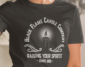 Maglietta Black Flame Candle Company - Halloween - Stagione spettrale