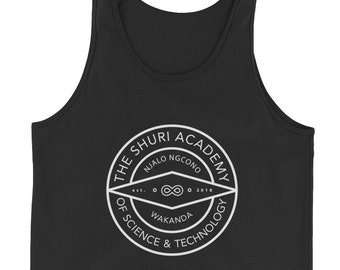 The Shuri Academy of Science & Technology in Wakanda Black Panther Inspired Unisex Tank Top