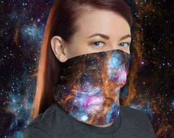 Headband Space Planets Solar System Astrology Magic Scarf Head Wrap Neck Gaiter
