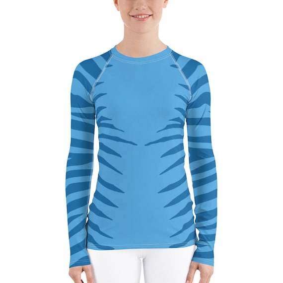 Navi Costume Long Sleeve Shirt for Running / Casual Cosplay - Sun Protection  Women's Rash Guard - Etsy Canada