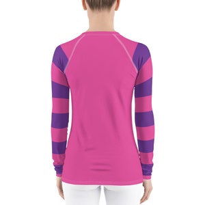 Pink Purple Striped Long Sleeve Shirt Cheshire Cat Running Costume ...