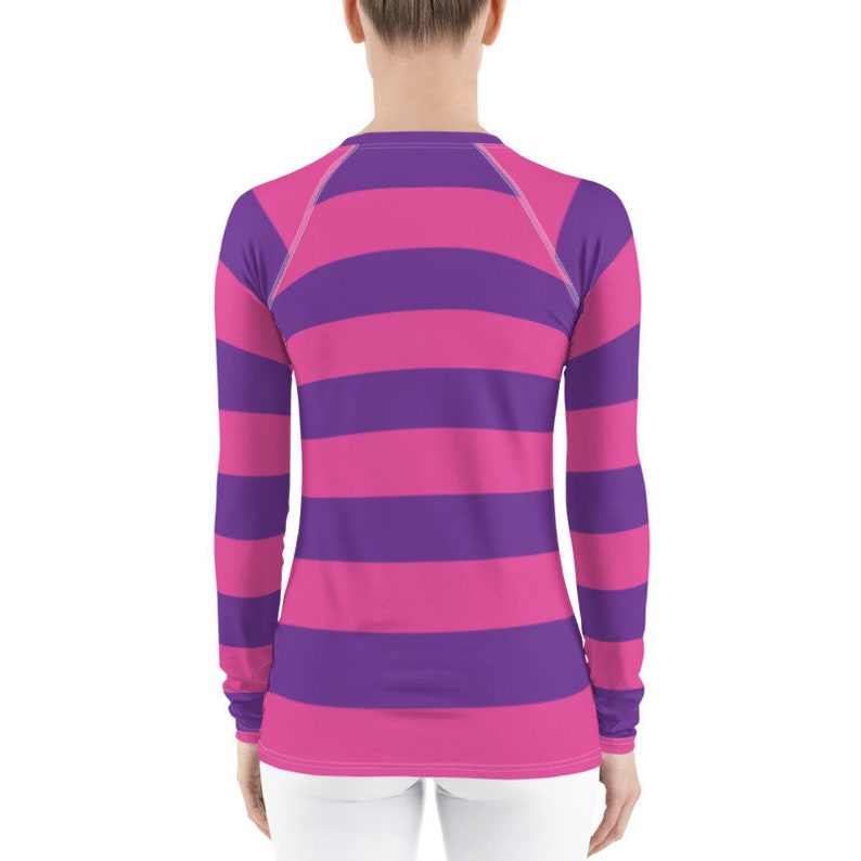 pink and purple striped shirt womens