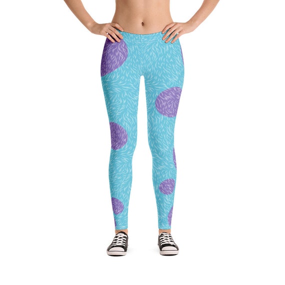 cookie monster running leggings