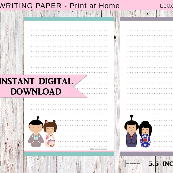 Paper Dolls Penpals Etsy