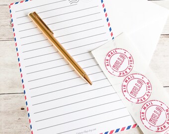 letter writing etsy stationery letter