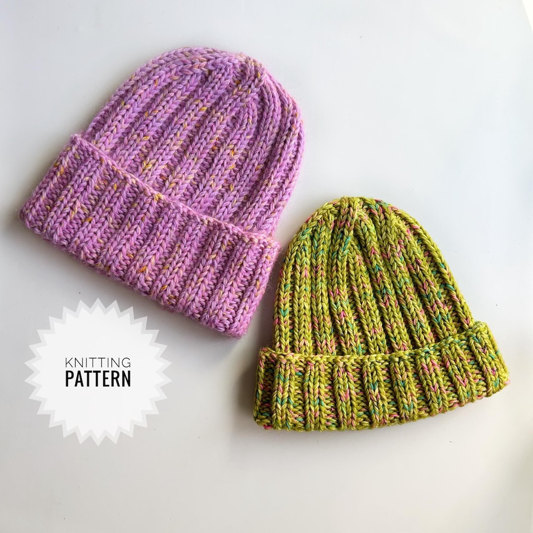 Daily Beanie Knitting Pattern | Beginner-friendly Knit Hat | Digital ...