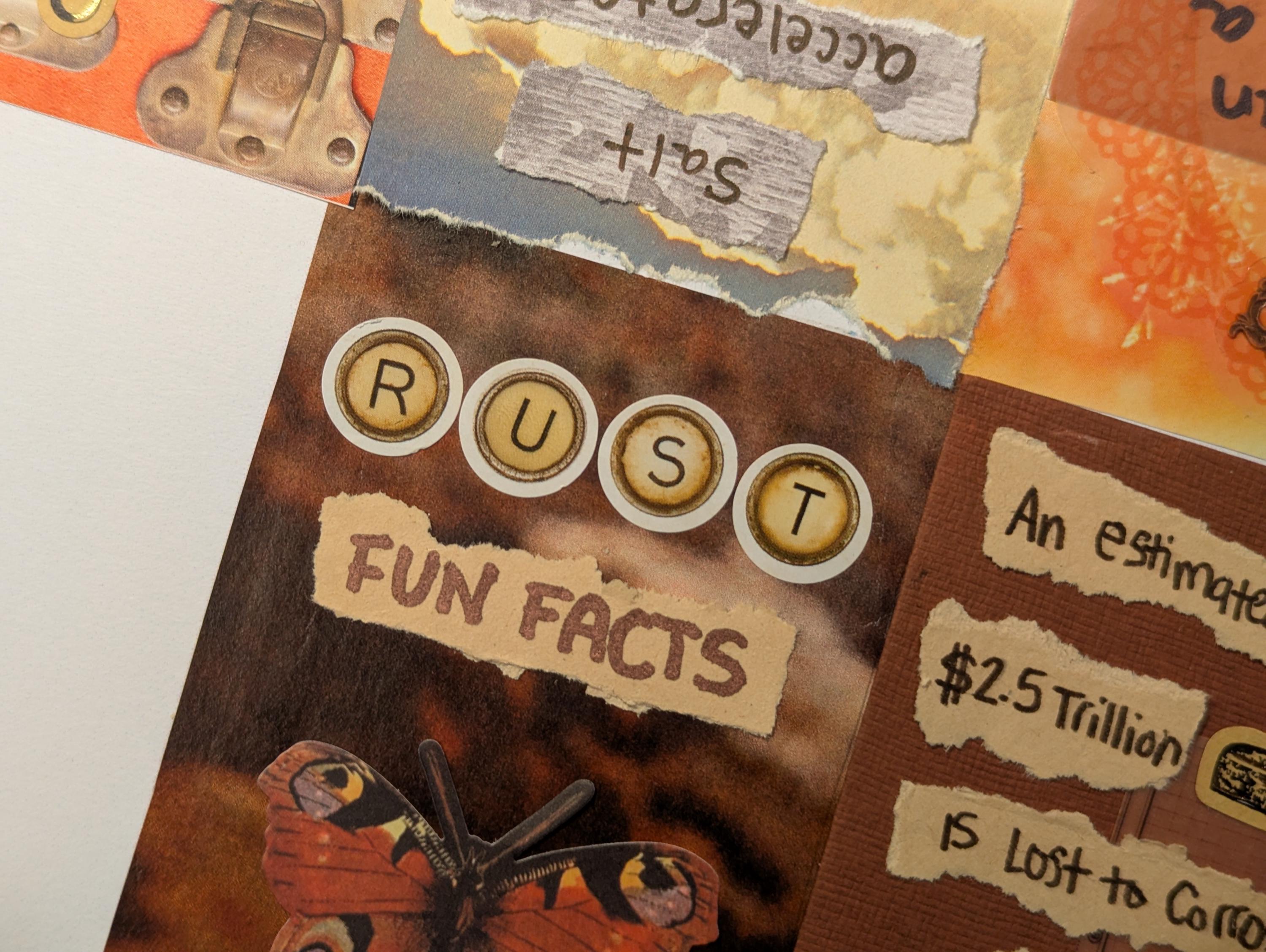 Rust Fun Facts Mini Zine Printable Digital Download: Learn About Rust ...