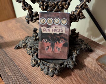 Mini revista digital imprimible con datos curiosos sobre Rust: aprenda sobre Rust y Goblincore