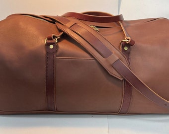 Custom Leather Travel Bag