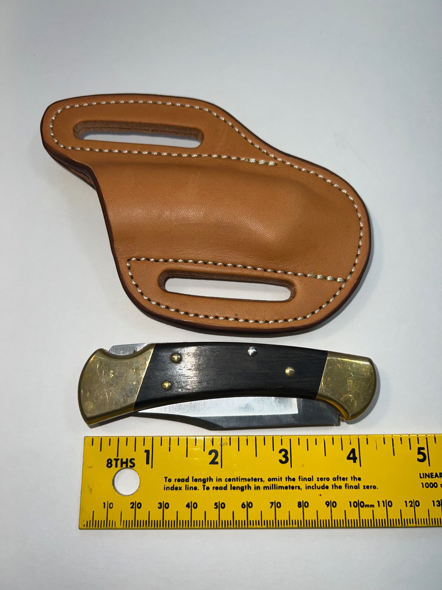 Buck 112 Leather Pancake Knife Sheath Etsy