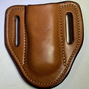 Multi-Tool Custom Leather Pancake Knife Sheath Belt Sheath Leatherman