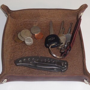 Leather Valet Tray