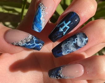 Percy Jackson Lighting Thief Press on Nails