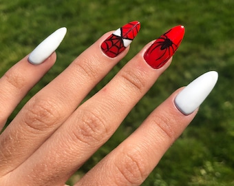 Spider-Man Disney Press on Nails