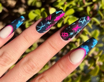 Arcane Jinx Inspired Press on Nails