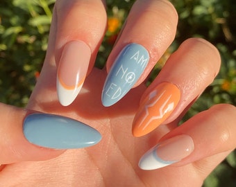 Ahsoka Tano "I Am No Jedi" Star Wars Press on Nails