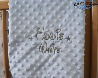 personalised baby blankets disney writing