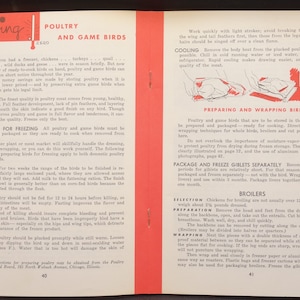 1958 Livre de recettes sur la congélation des aliments à la maison image 5