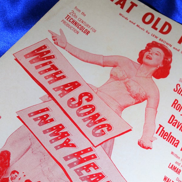 THAT OLD FEELING - 1950s Sheet Music