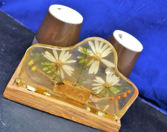 Mid Century Salt & Pepper Shakers - GEMCO Lucite