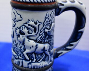 1983 AVON Wild Animal Mini Beer Stein - numbered