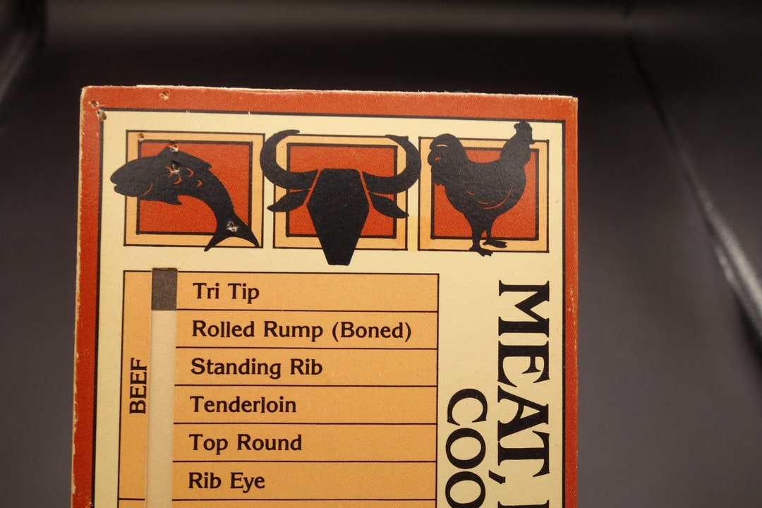 Meat, Fish & Fowl Cooking Guide Vintage - Etsy