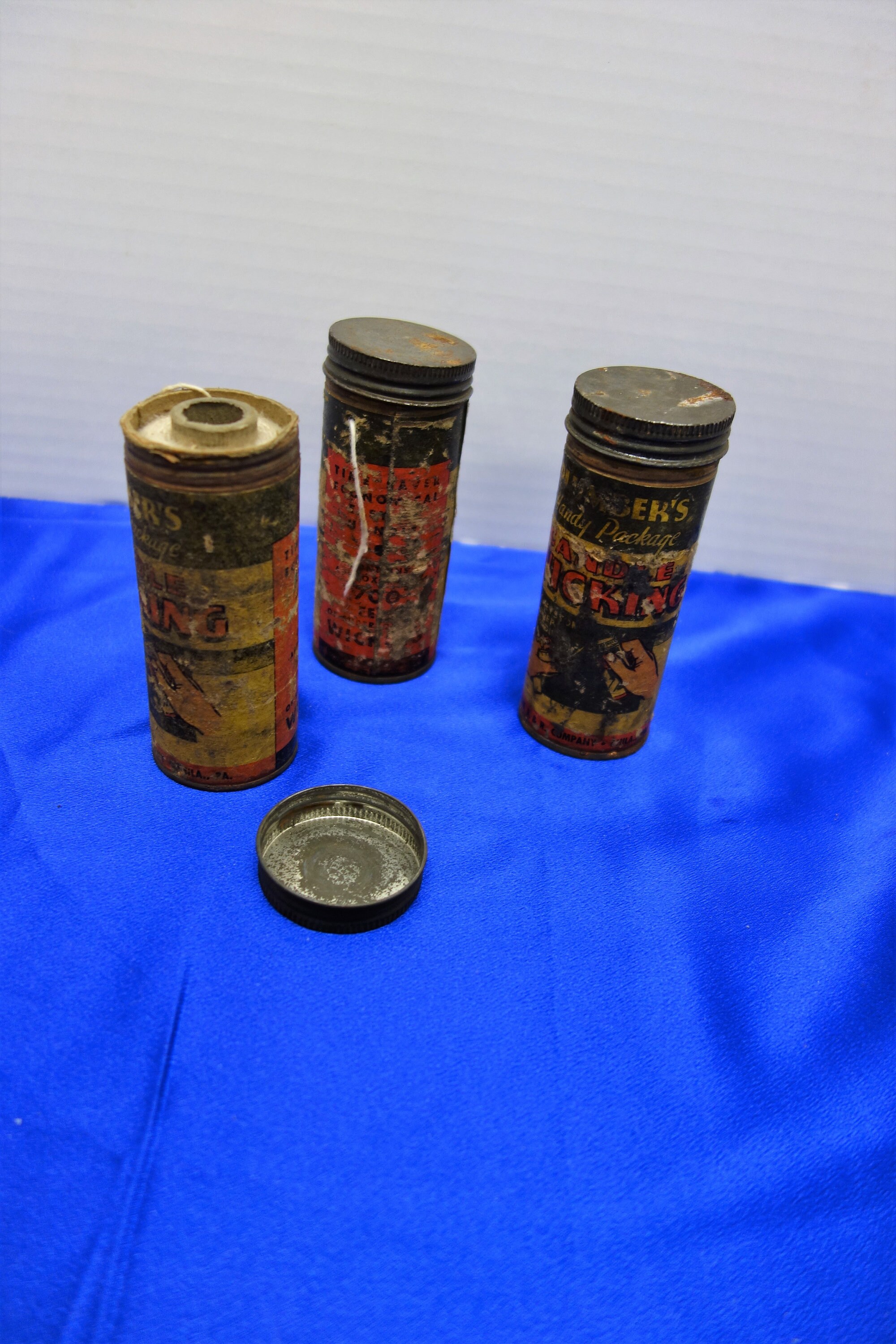 3 Fantastic Antique Vintage Plumber's Handy Package Candle Etsy