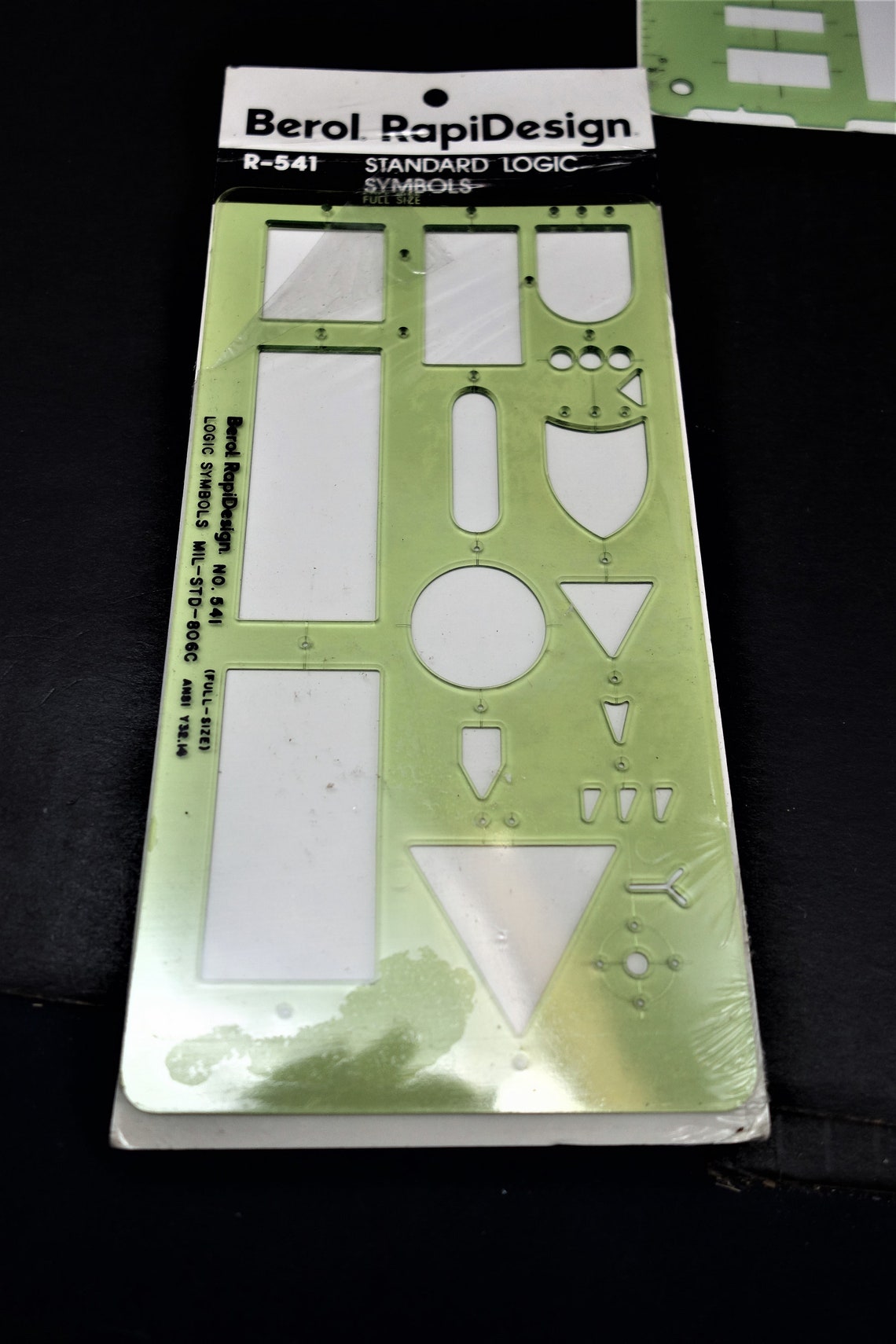 4 Vintage BEROL Rapid Design Templates Etsy