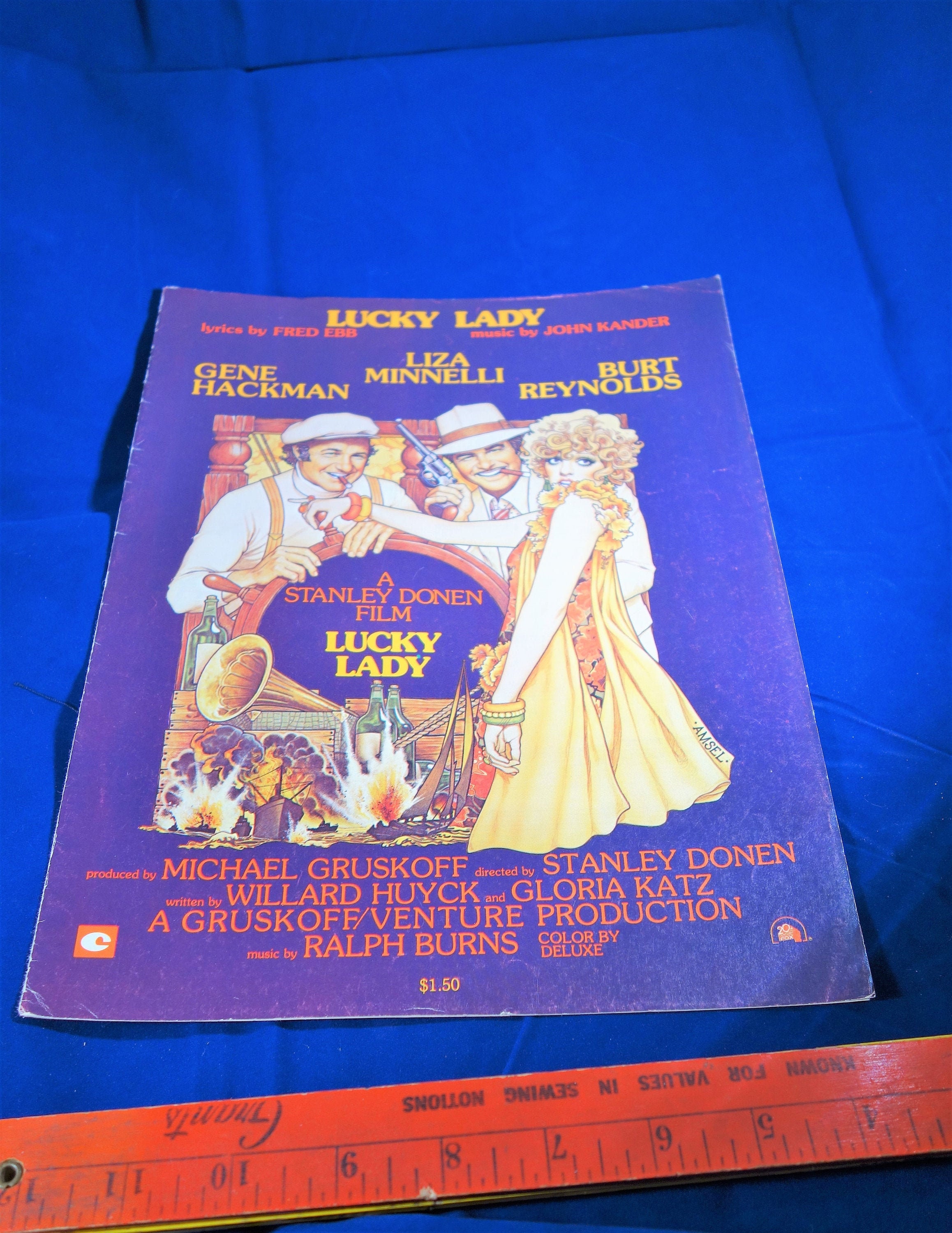 Lucky Lady Sheet Music Liza Minnelli 1975 Etsy Lucky Lady Sheet Music Liza Minnelli 1975 Etsy