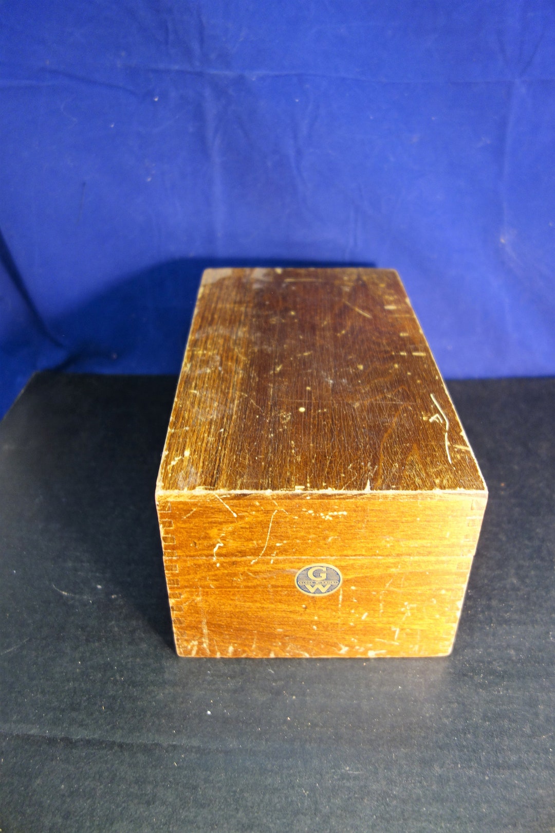 Vintage Globe Wernicke No 7310C Peerless Tray Wood Card Box Etsy