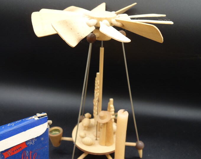 Vintage Wood Christmas Pyramid erzgebirge Ish German Etsy