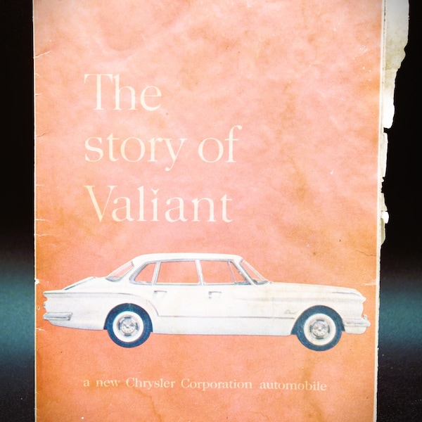 1959 Chrysler Valiant Classic Car Sales Brochure Vintage Advertising