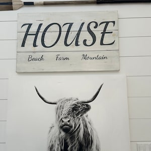 Shiplap &quot;House&quot; Wall Hanging