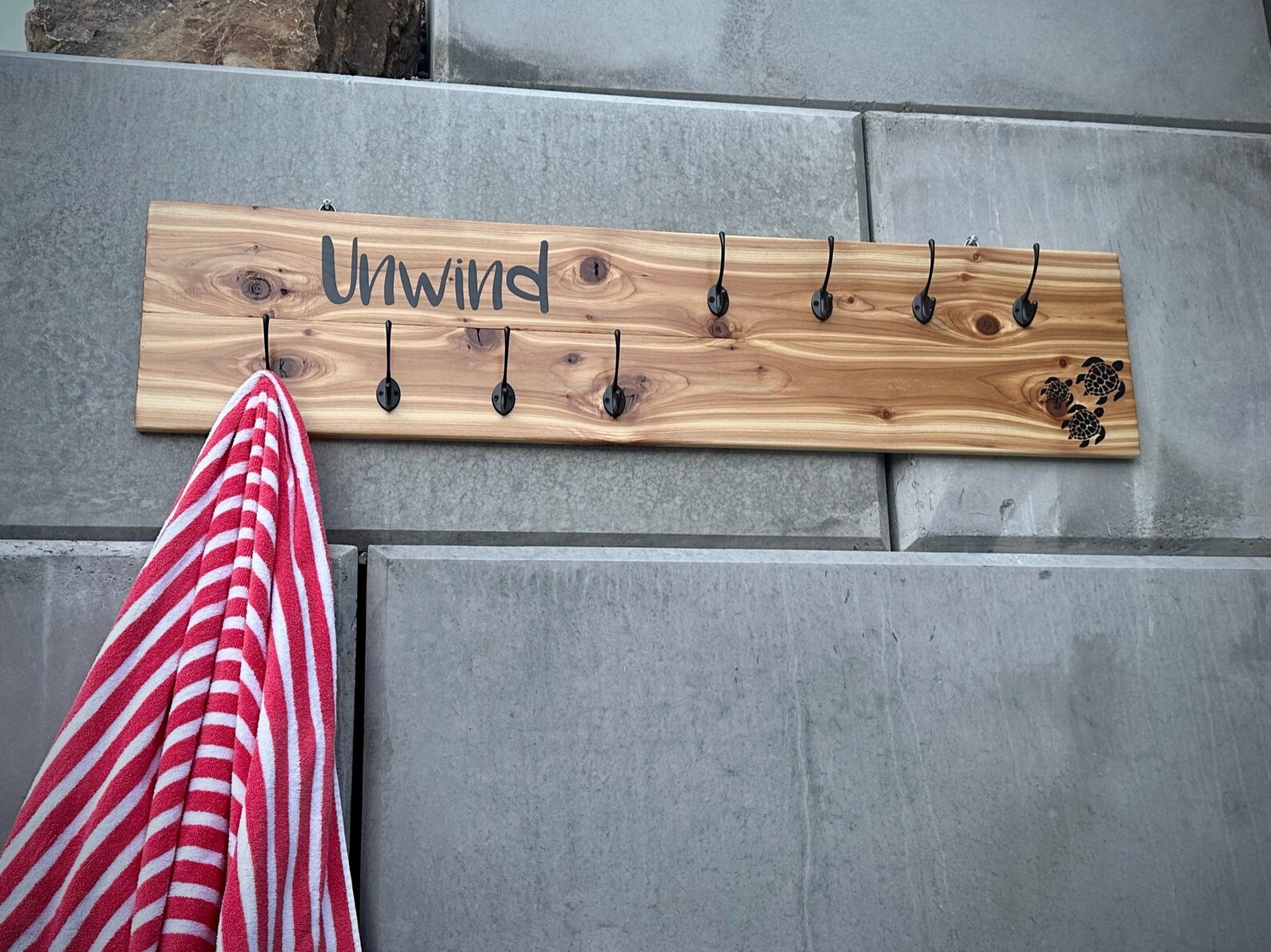 Cedar Pool Swimsuit and Towel Rack - Etsy