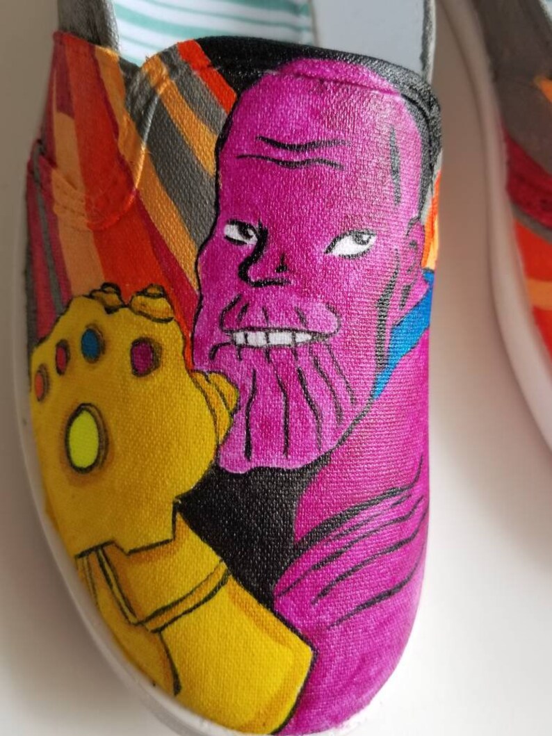 Thanos and the Infinity Gaunlet Shoes - Etsy