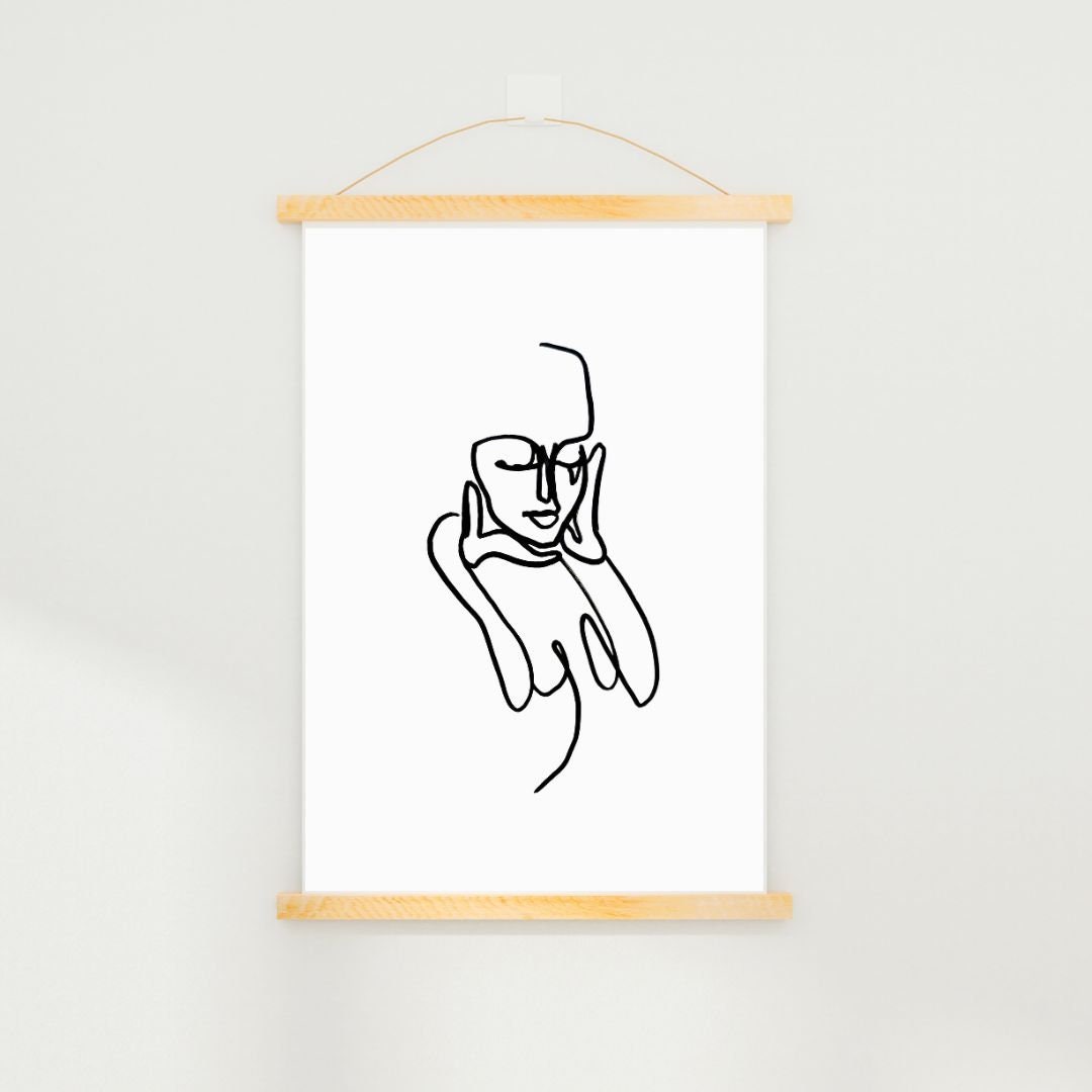 Image showcasing Cinematic Portrait Wall Art, Moody Window Light Print, Emotional ... - Etsy