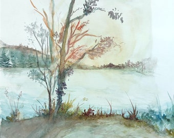 lake of fir trees (Original work)