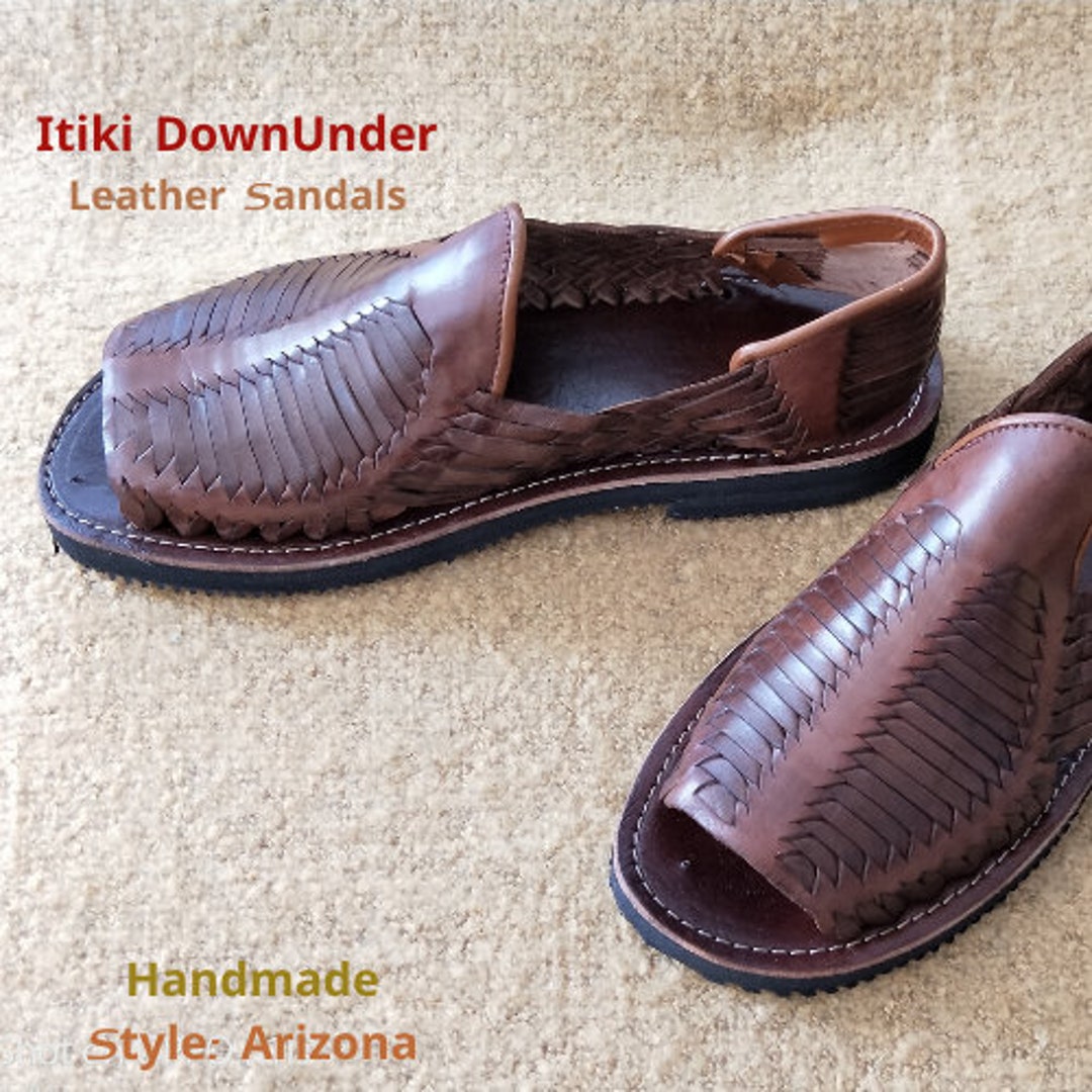 sandales huaraches cuir