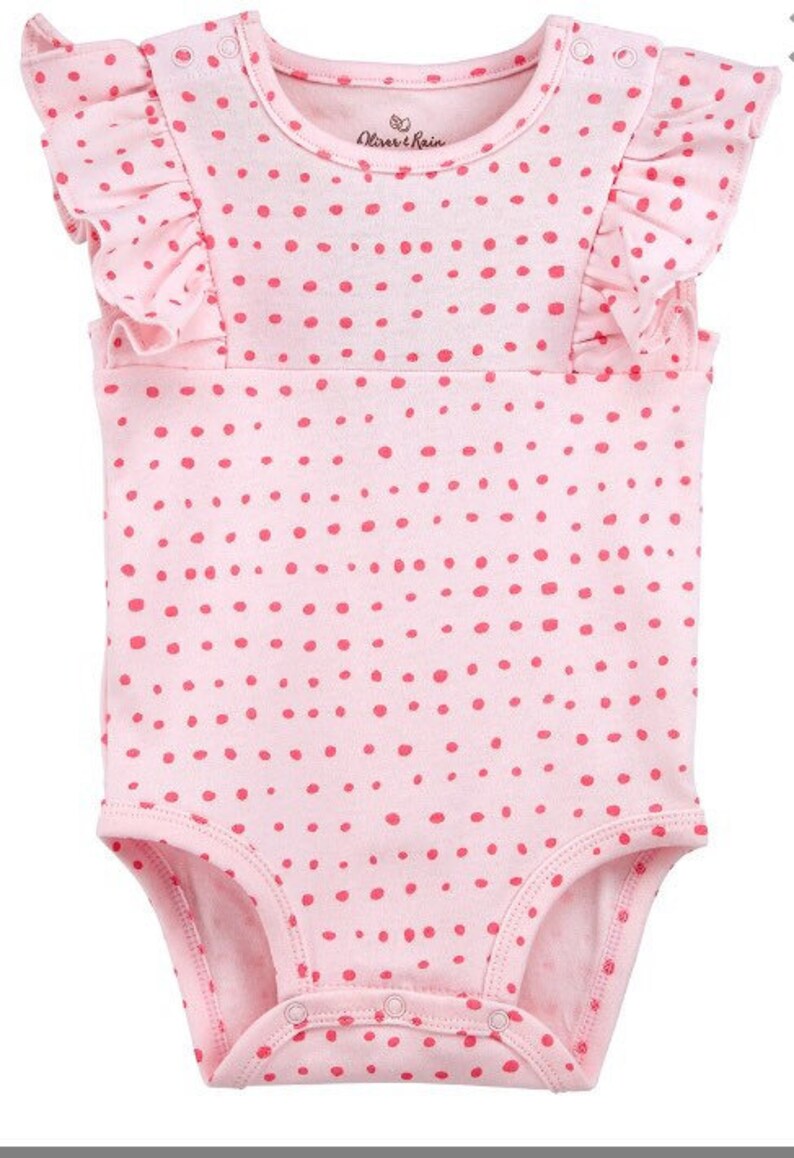 Flutter Sleeve Organic Cotton G Tube Bodysuit