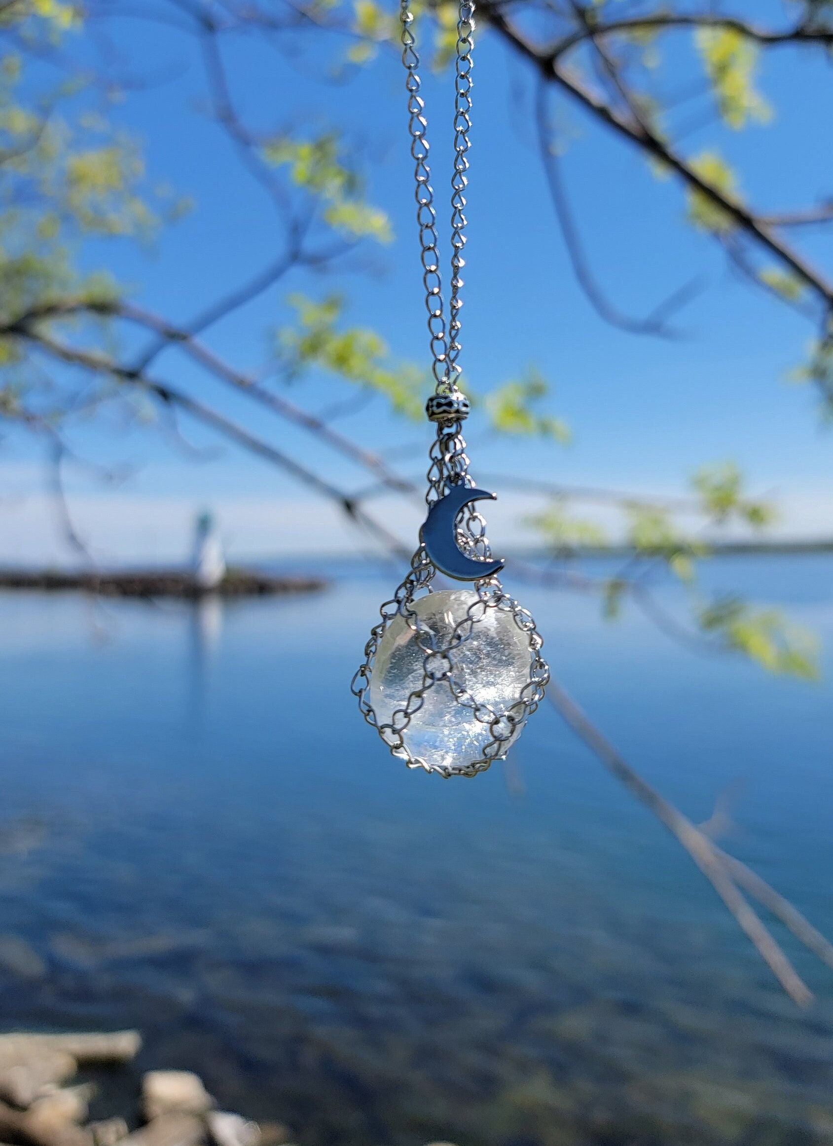 Necklaceinterchangeable Crystal Etsy