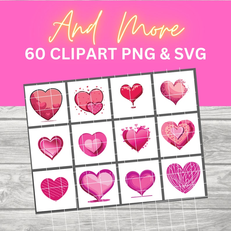 Valentine Gnomes Love Fantasy Clipart for Spring Crafts and Gifts