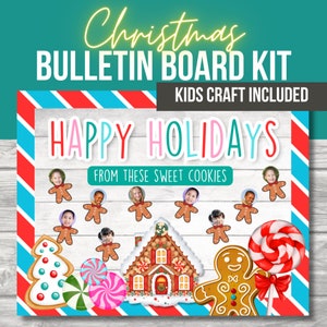 Christmas Bulletin Board Kit +Student Activity, December Bulletin Board, Printable Bulletin Board Kit PDF
