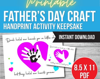 Father's Day Handprint Art: DIY Craft Card