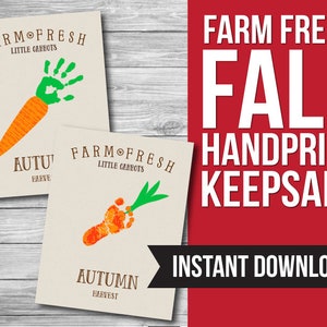 Fall Handprint Art: Kids Craft Keepsake (Digital Download)