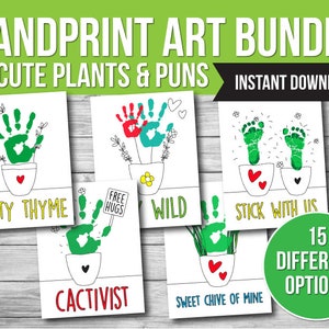 Handprint Art, Memory Book, Handprint Craft, Baby Footprint Keepsake, Handprint Printable